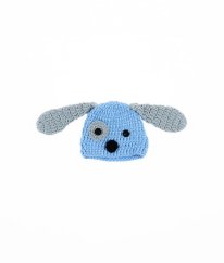 Modrá čepička zajíček