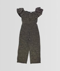 Hnědozlatočerný třpytivý overal RIVER ISLAND
