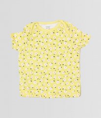 Žluté tričko s květy F&F