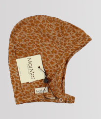 Tekvicovo hnedá leopardia čiapočka MARMAR COPENHAGEN