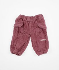 Růžové podšité manšestráky NAME IT