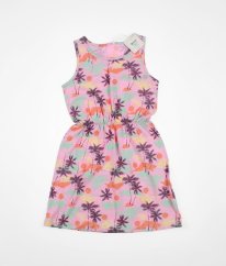 Lila šaty s tropickým motivem GUPPY