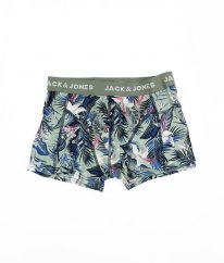 Zelené barevné boxerky JACK & JONES