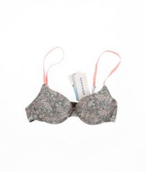 Šedá podprsenka se vzorem (65A) SCHIESSER