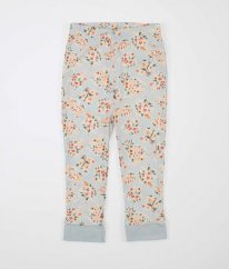 Modré květované pyžamové kalhoty NUTMEG