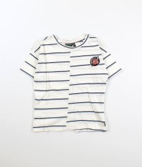 Bílé proužkované tričko TUMBLE´N DRY