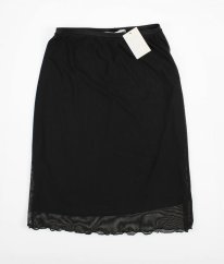 Černá tylová sukně s podšívkou H&M
