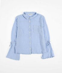 Modrobílá proužkovaná lehká košile H&M