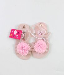 Růžové gumové sandálky (EUR 21-22) NUTMEG