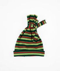 Barevná proužkovaná čepice/nákrčník