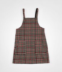 Károvaná teplá šatová sukně s vlnou NEXT