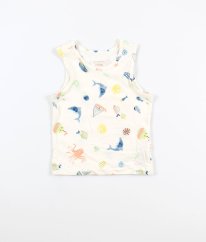 Krémové tričko s morským motívom PRIMARK