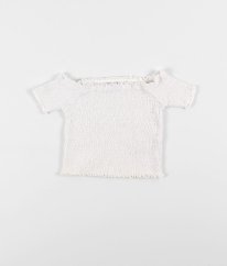 Biela žabičková blúzka PRIMARK