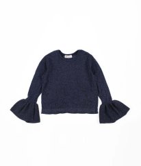 Tmavě modrý svetřík se třpytem H&M