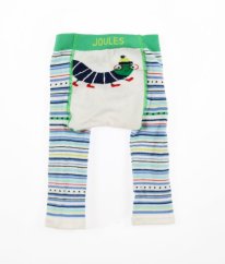 Proužkované punčocháče bez tlapek JOULES