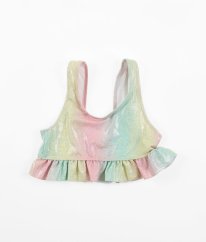 Barevný horní díl plavek se třpytem H&M