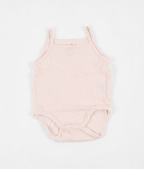 Růžové tílkové body z biobavlny H&M