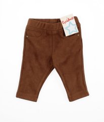 Hnedé velúrové nohavice CYCLEBAND