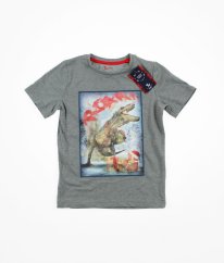 Šedé vánoční tričko s měnícím obrázkem TU