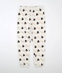 Bílé pyžamové plyšové kalhoty s Minnie DISNEY