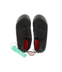 Černé boty na suchý zip (EU 31, stélka 19,5 cm) GEORGE