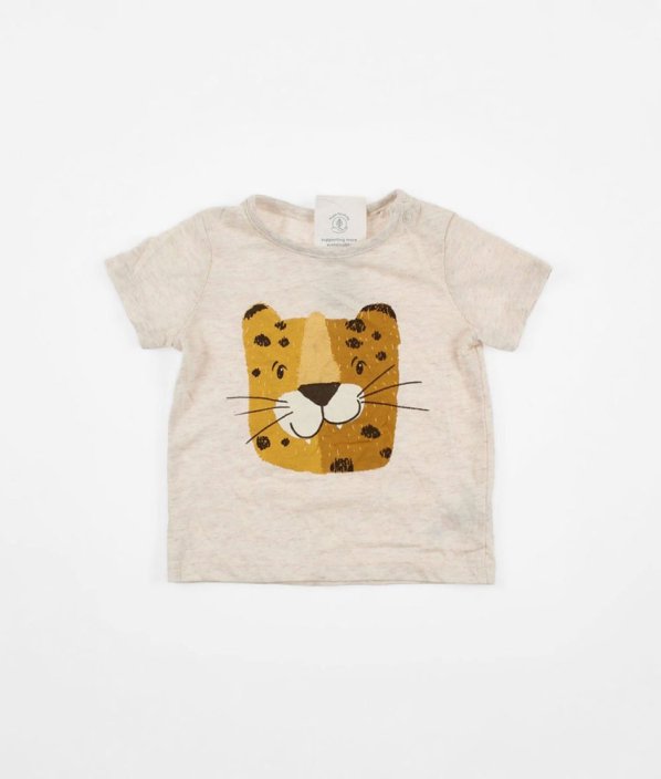 Béžové tričko s obrázkom F&F