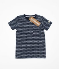 Tmavě modré tričko se vzorem DJ DUTCH JEANS