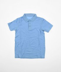 Modré piké polo tričko GEORGE