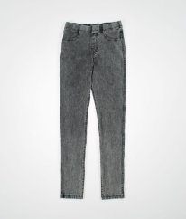 Šedočerné jegginy H&M