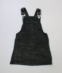 Šedá třpytivá manšestrová šatová sukně DENIM & CO