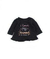 Čierne tričko s nápisom GEORGE