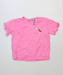 Růžové mikinové tričko