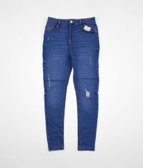 Modré skinny rifle DENIM &CO