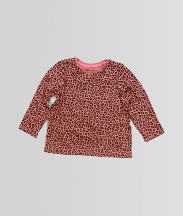 Růžové leopardí triko F&F