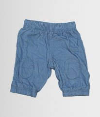 Modré podšité manšestrové kalhoty MARKS & SPENCER