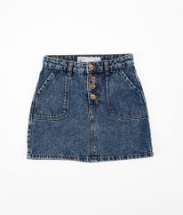 Modrá riflová sukně DENIM & CO