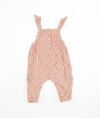 Ružový nohavicový overal z jemného manšestru NEXT