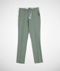 Křídově zelené společenské kalhoty s vlnou JACK &JONES