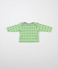 Zelené triko se vzory