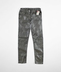 Šedé kalhoty s leskem NUTMEG