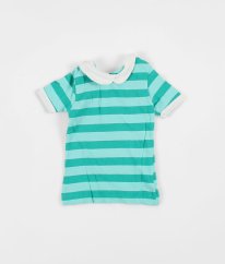 Modrozelené proužkované tričko MOTHERCARE