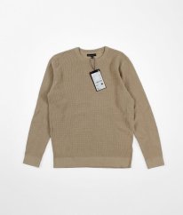 Hnědý vaflový svetr C&A