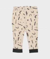 Béžové pyžamové kalhoty se vzorem NUTMEG