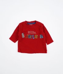 Červená mikina s nápisom NEXT