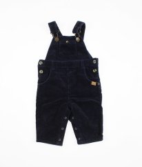 Tmavě modré manšestrové lacláče