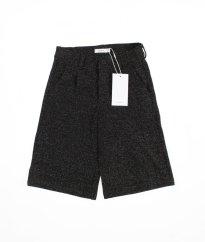 Černé třpytivé společenské dlouhé kraťasy NAME IT