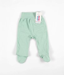 Pistáciové tepláčky s tlapkami NEW BABY