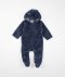 Modrá plyšová kombinéza THE LITTLE WHITE COMPANY