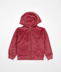 Tmavě růžová semišová mikina F&F