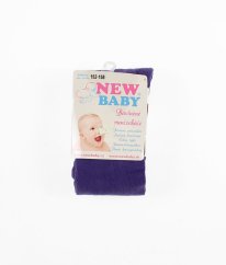 Fialové pančuchy NEW BABY